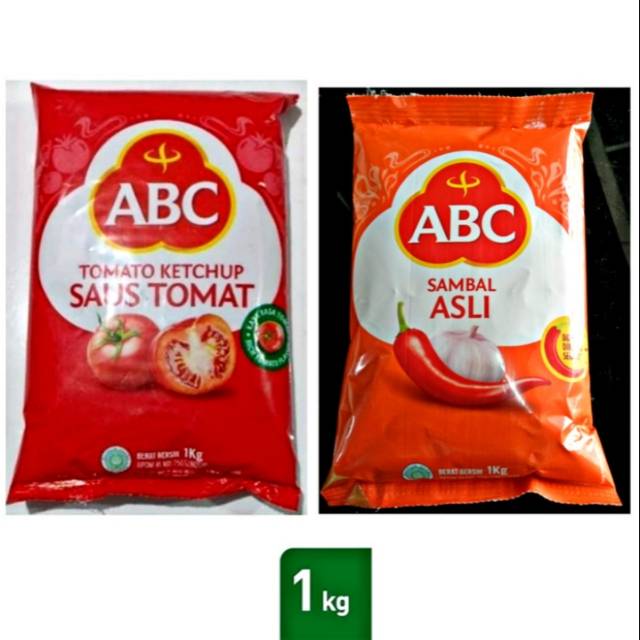 

Saus Tomat ABC / Saus Sambal ABC 1 Kg