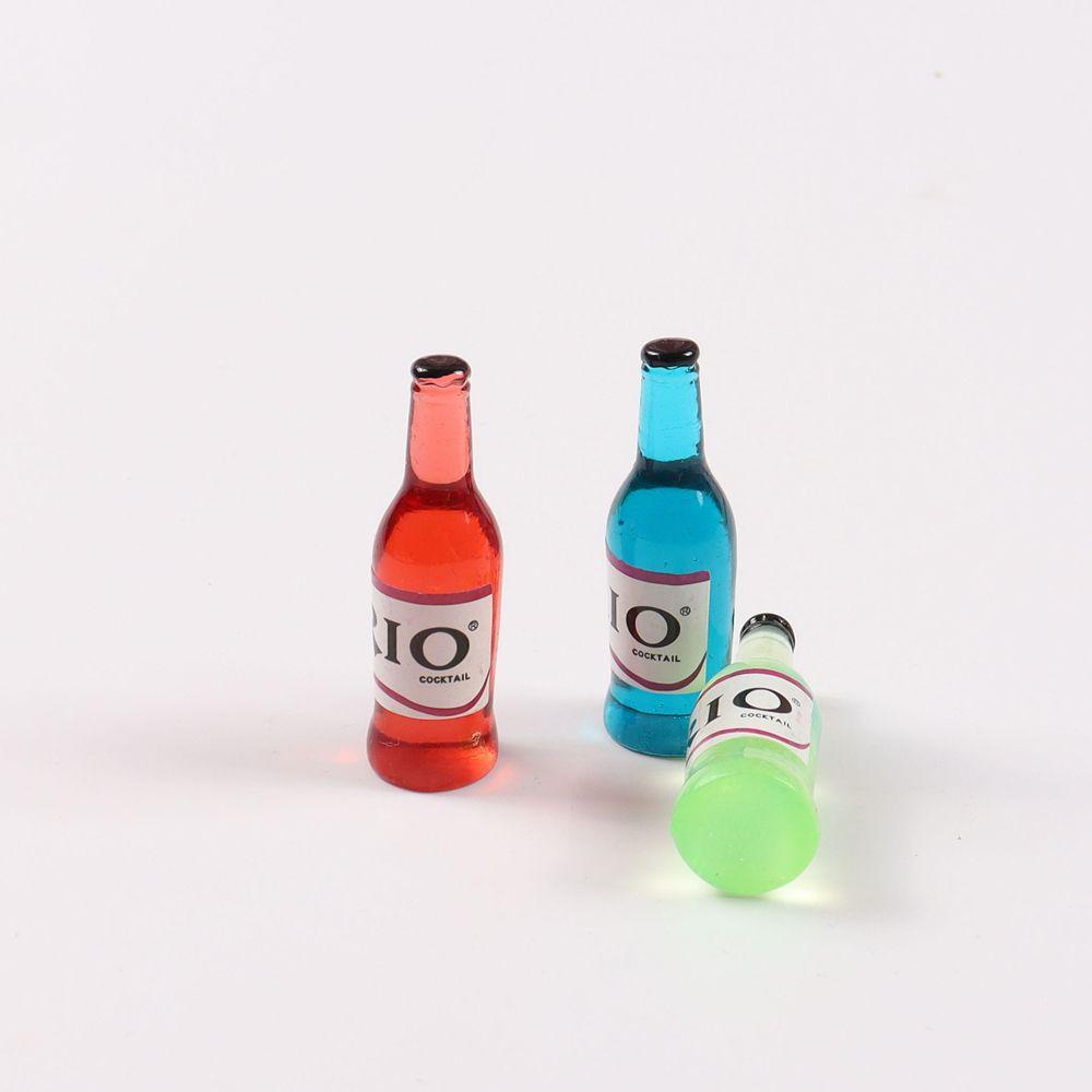 AUGUSTINA Dekorasi Botol Wine Agustina Nail Art Lucu Rio Botol Bir Perhiasan Alat Manicure Acrylic 3D Nail Art Decoration