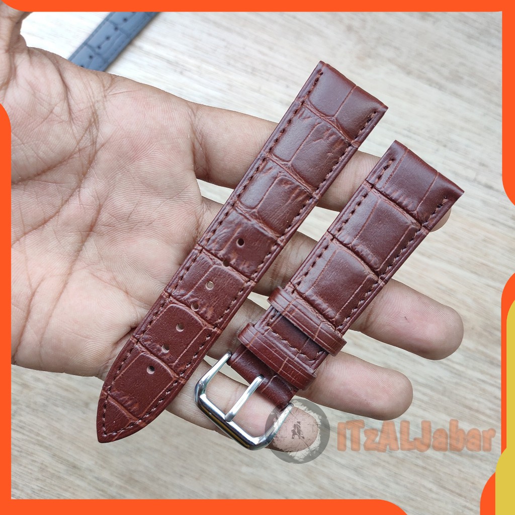 Tali jam tangan Smartwatch Kulit leather strap 20mm 22mm Quick release