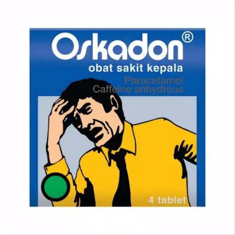 Oskadon tablet'4 / sakit kepala/ sakit gigi /nyeri