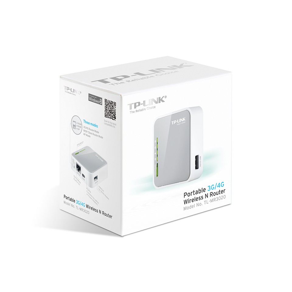 TP-LINK Portable 3G/4G Wireless N Router TL MR3020 Resmi