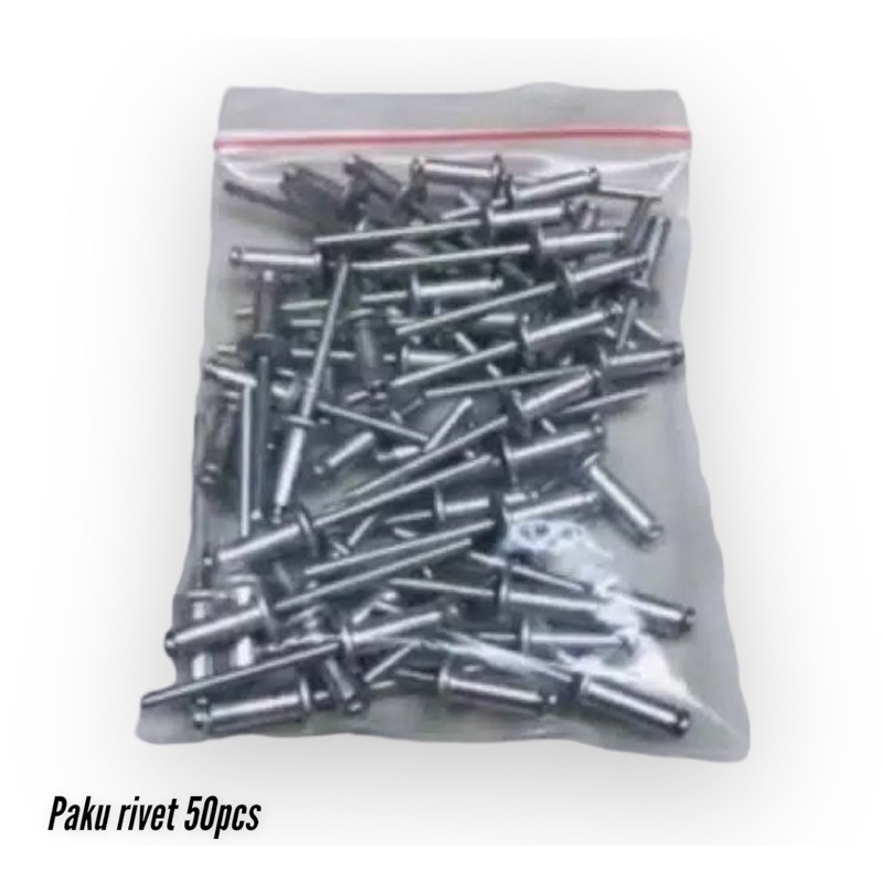 paku rivet 1 bungkus isi 50pcs ukuran 3,2mm