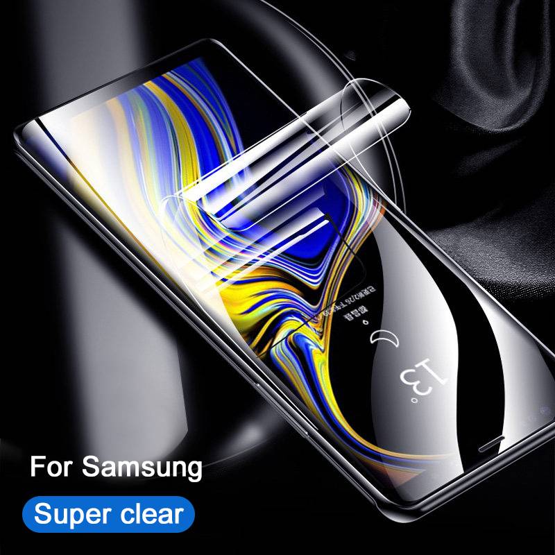 3Pcs Hydrogel Film Screen Protector For Samsung Galaxy S7 Edge S8 S9 S10 S20 Plus Screen Protector For Samsung Note 8 9 10 Anti Blue-ray not glass