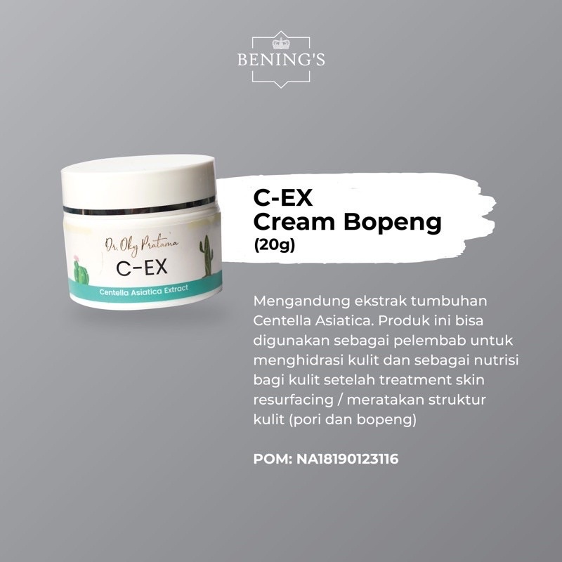 Bening’s Clinic C-Ex cream | Cream Bopeng (Scar Cream)