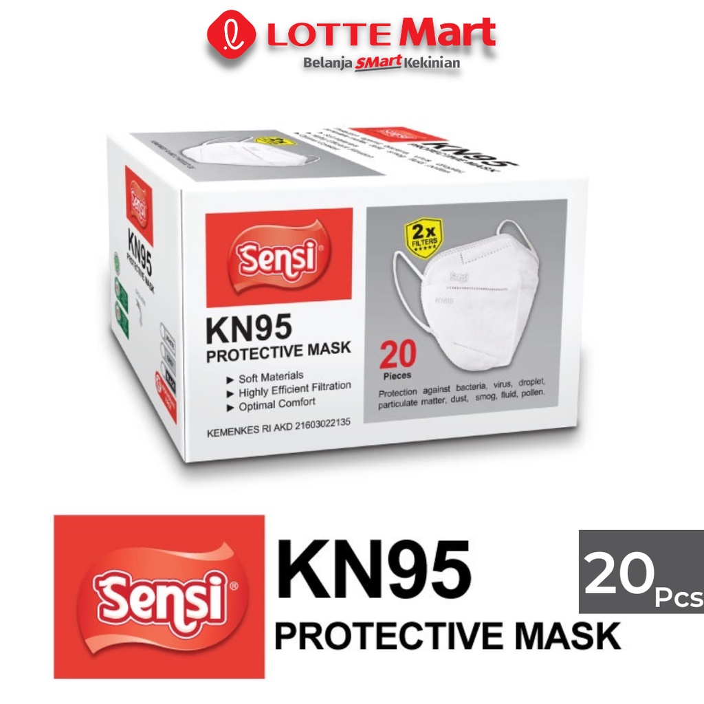 Sensi Masker KN95 isi 20pcs / Box