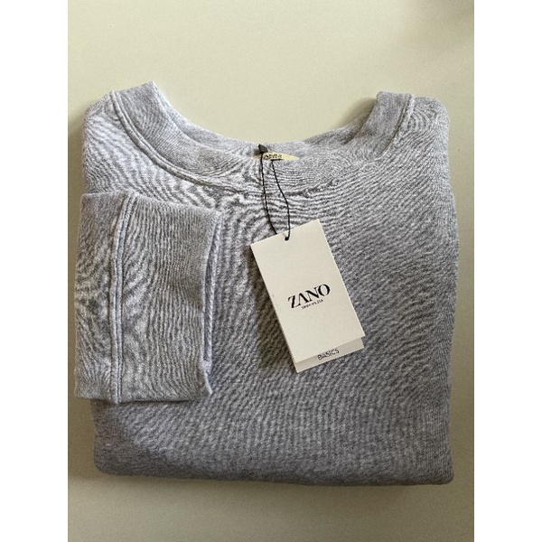 ZANO BASICS Sweater Crop Abu Davine-5