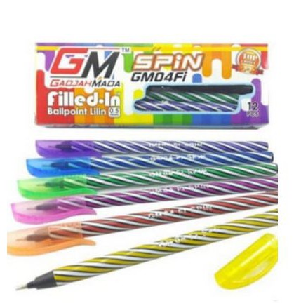 

Pulpen Ballpoint Spin GM 04Fi Lilin Pen