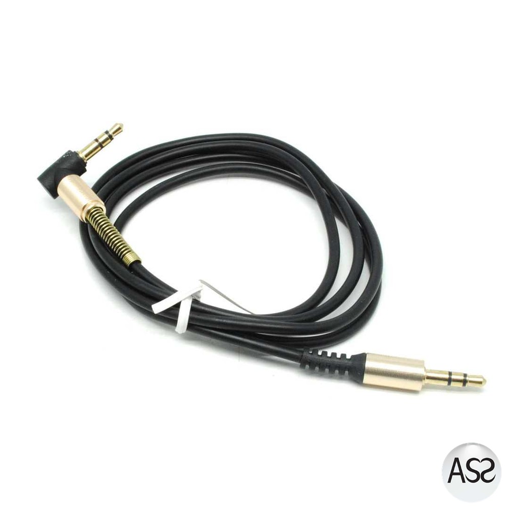 ASS Shop - Kabel AUX Audio 3.5mm Male to 3.5mm Male HiFi L Shape