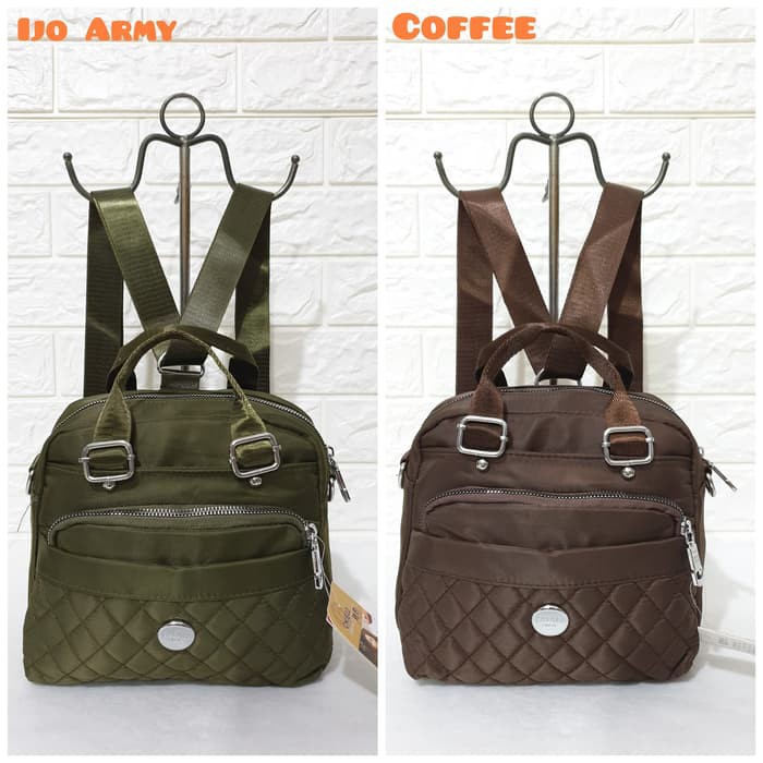 Murahnich Tas Wanita Selempang Sling Bag Nylon Import coach selempang K0R6 GOLD SERI TIM