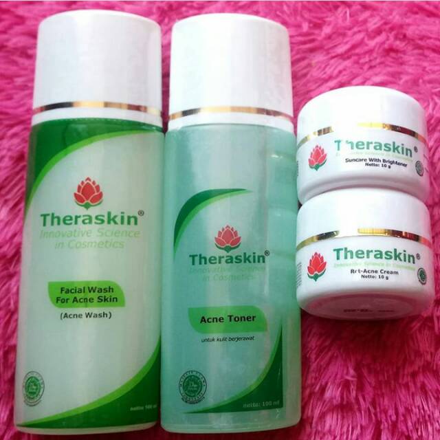 Theraskin Paket Ret Acne Label Shopee Indonesia