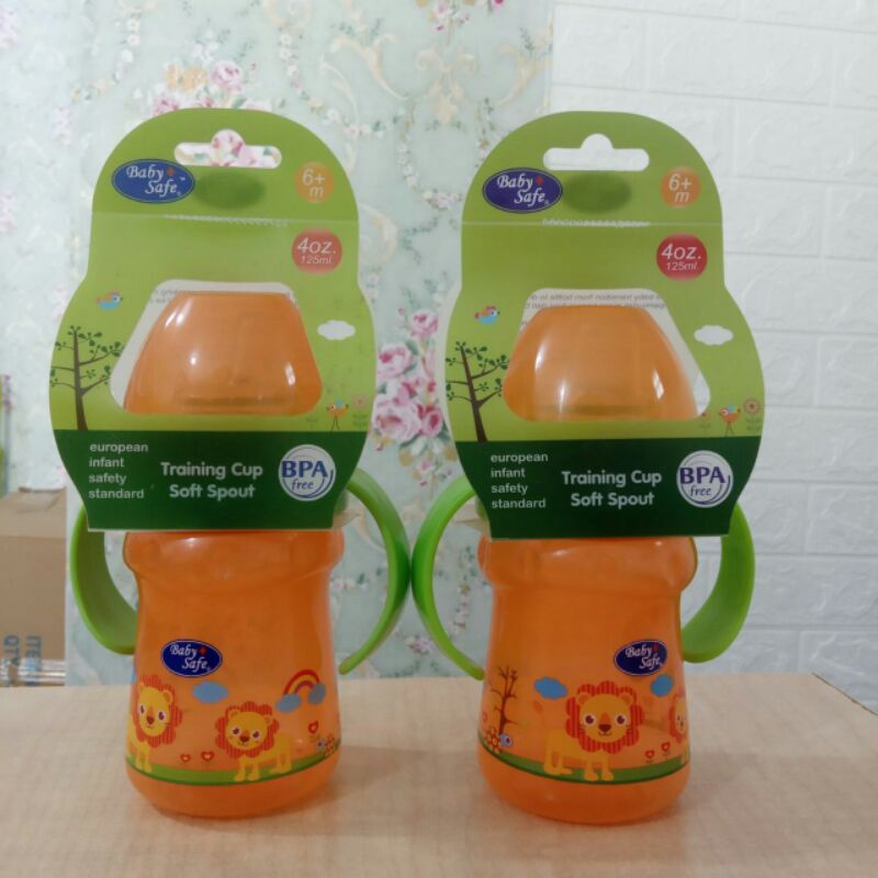Training Cup Soft Spout BABY SAFE/ botol baby safe AP005