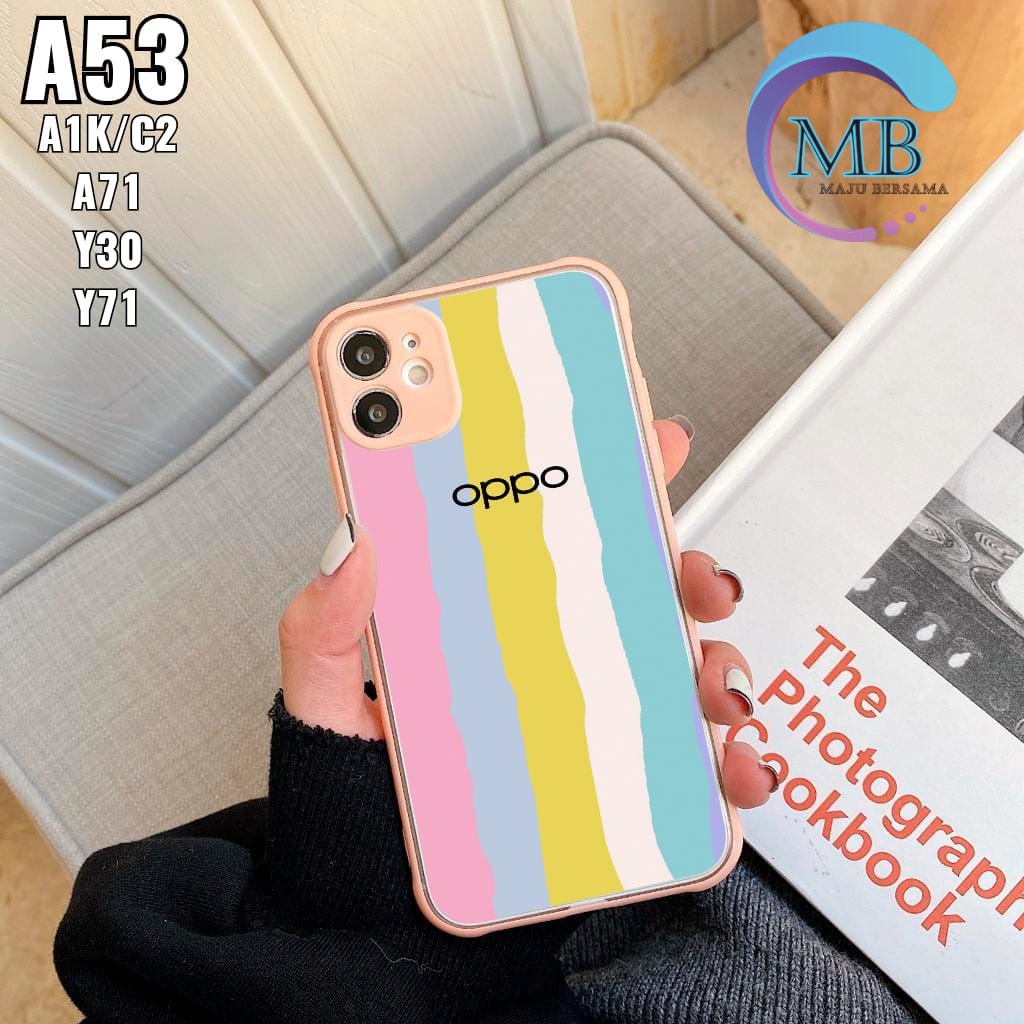 SS046 CASE RAINBOW OPPO A54 A16 A71 A83 RENO 4 4F 5F A94 MB2734