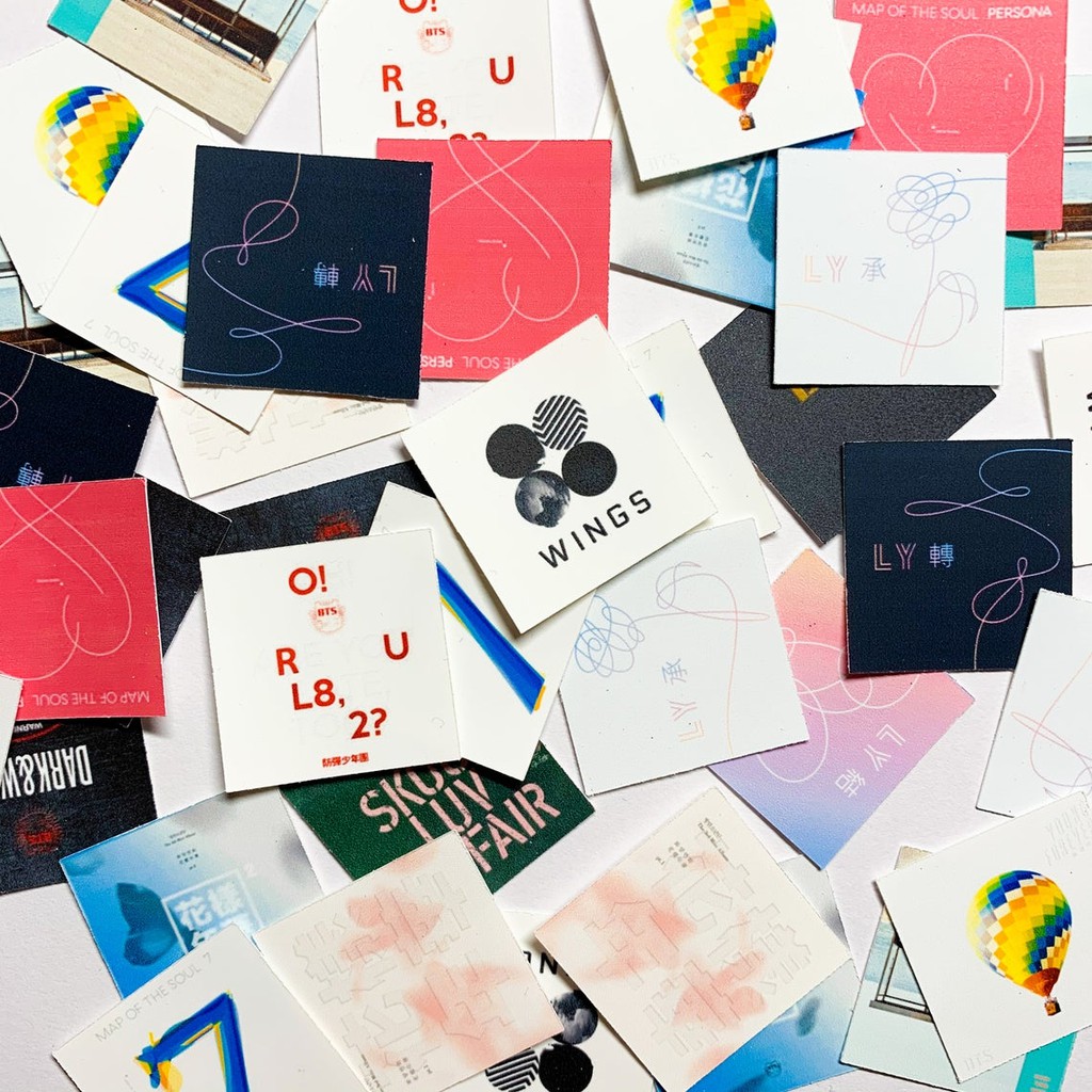 ALBUM COVER STIKER isi 18 BTS EXO NCT BLACKPINK IKON GOT7 ALBUM COVER STIKER isi 18 BTS EXO NCT BLACKPINK IKON GOT7