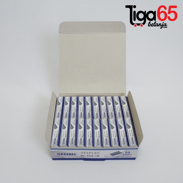 365 GREEBEL ISI STAPLES #80018 Refil / Isi Staples Steples Hekter GREEBEL