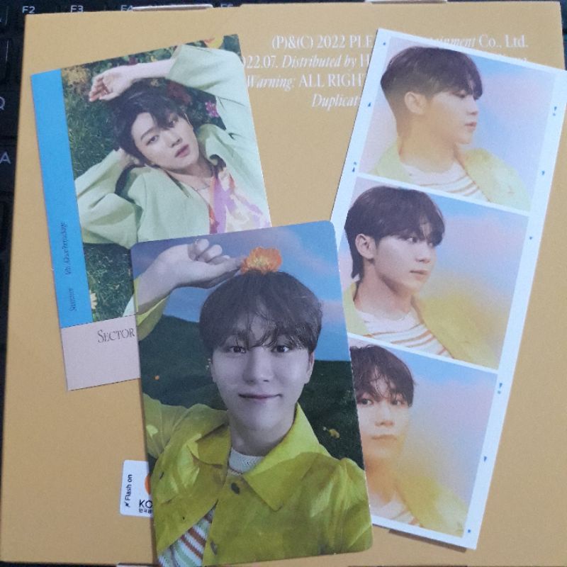 PC Photocard Photostrip SEVENTEEN SVT Sector 17 Seungkwan Sticker Minghao The 8