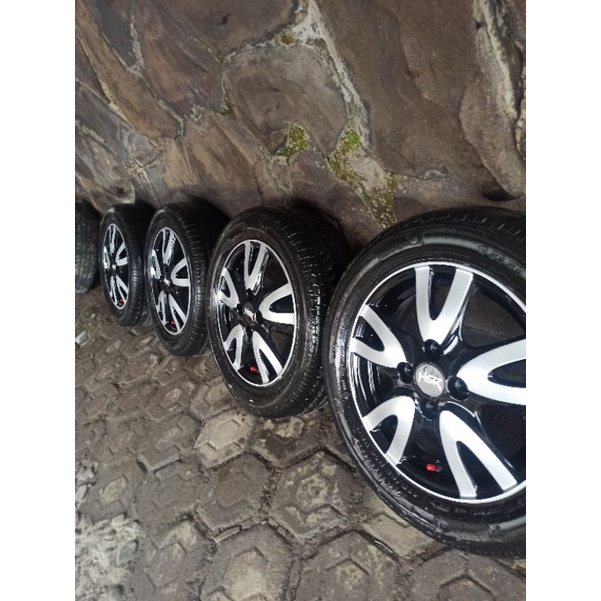 4 Velg R14 pcd 100+ Ban 175/65