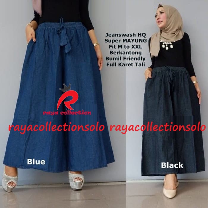 CULO PANT / IMPORT PALAZO JUMBO JEANS / KULOT JUMBO JEANS