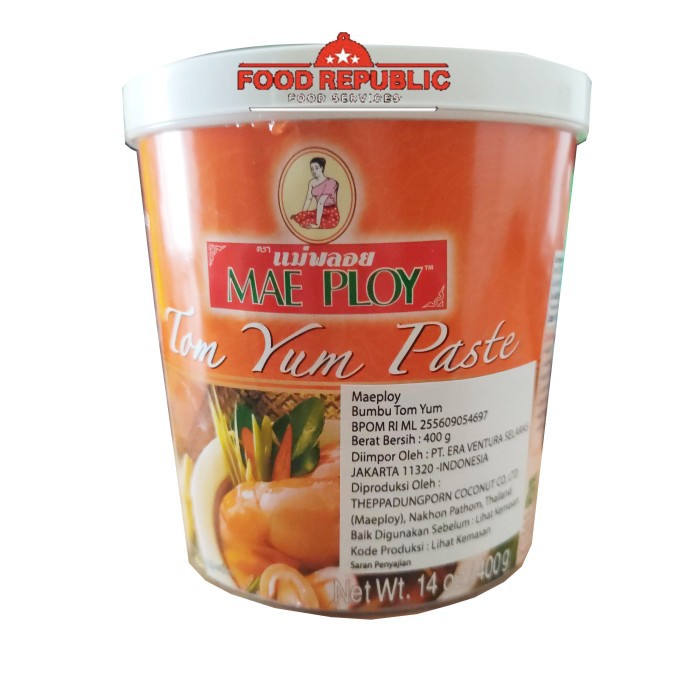 MAE PLOY TOM YUM CURRY PASTE 400 GR - KARI PASTA TOMYAM IMPORT HALAL