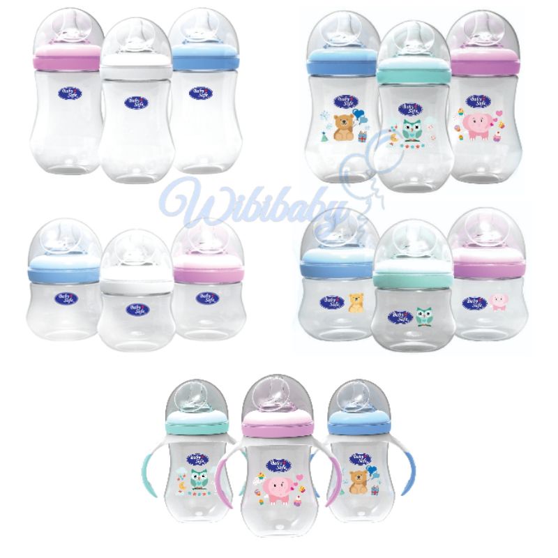 Baby Safe Wide Neck Botol / Bottle 125ml &amp; 250ml