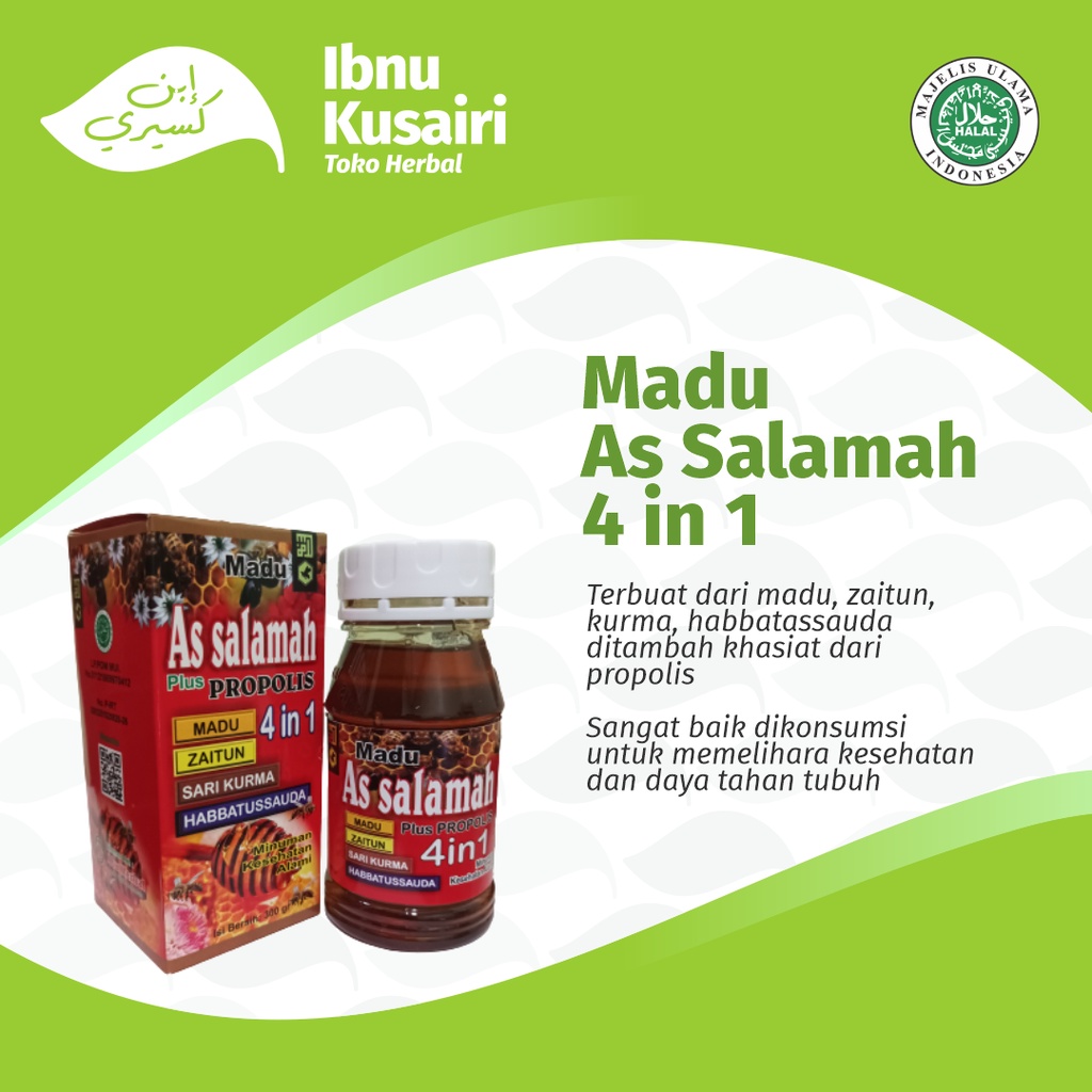 

Madu Assalamah Plus Propolis 4 in 1