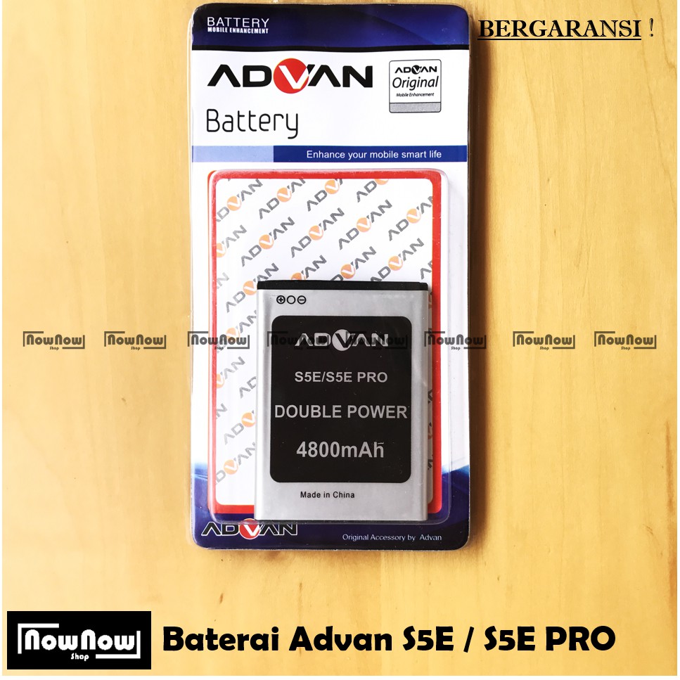 Baterai Advan S5E - S5E Pro Original Double Power Batre Batrai Battery HP