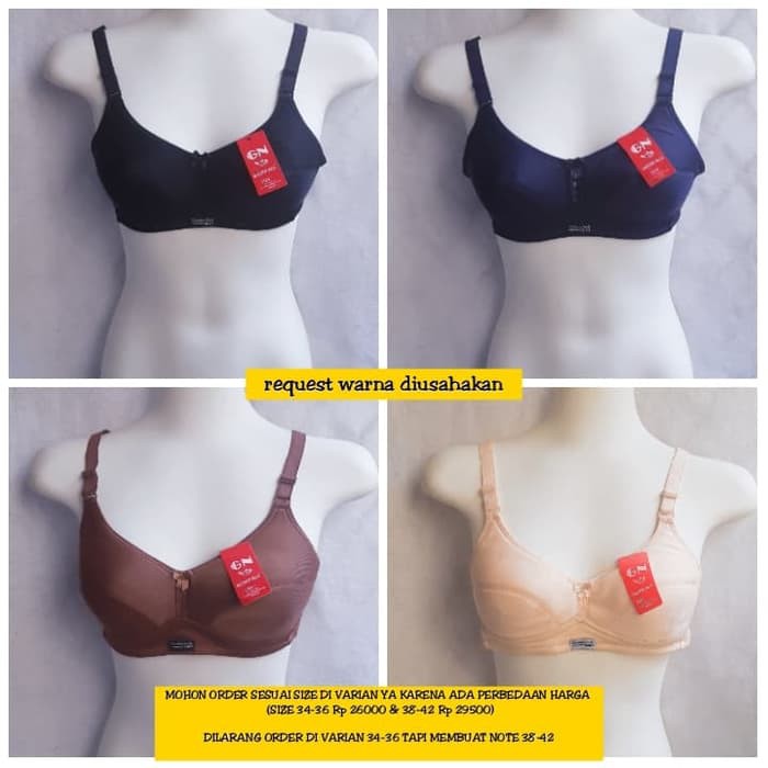 cd 247bh bra sport golden nick - Hitam- 36