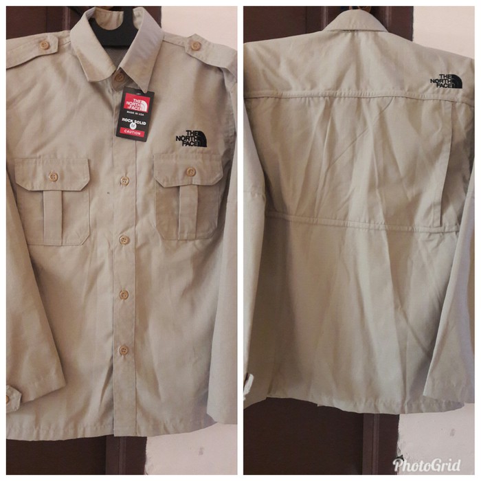 Kemeja Panjang PDL TNF Warna Krem