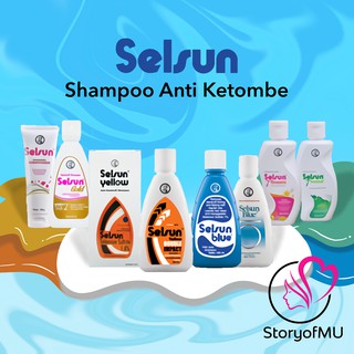 Image of SELSUN Shampoo Conditioner Series / Sampo Anti Ketombe Blue 5 Five Yellow Double Gold 7 Seven Herbal Flowers