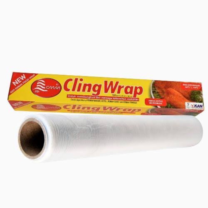 Plastik Wrap 30cm / Wrapping 30cm x 30m Pisau / Wrapping Makanan / Cling Wrap 30cm