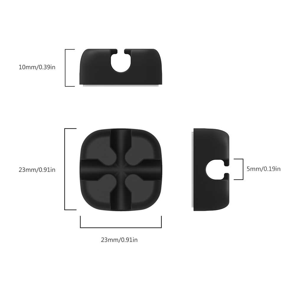 IDN TECH - NTONPOWER Cable Clip Cross Holder Manajemen Kabel 1Pcs - CMS-10