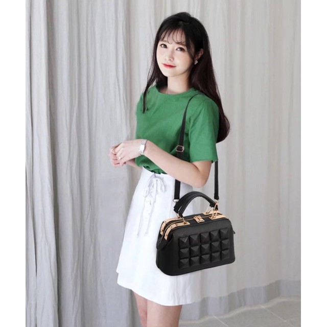 Tas Import  TAS DOCTOR KULIT JERUK - TAS BATAM - TAS IMPORT - TAS WANITA - HAND BAG - TAS PESTA -