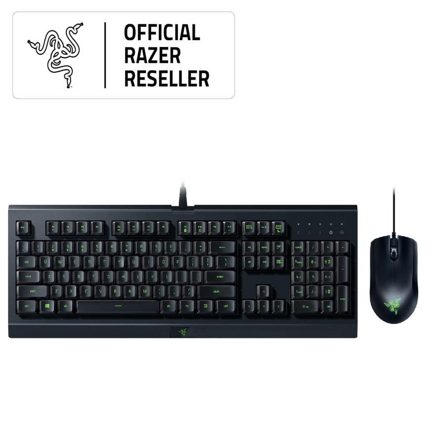 Razer GAMING Keyboard Cynosa Lite &amp; Razer Mouse Abyssus Lite Bundle Original 100% Original Garansi Resmi