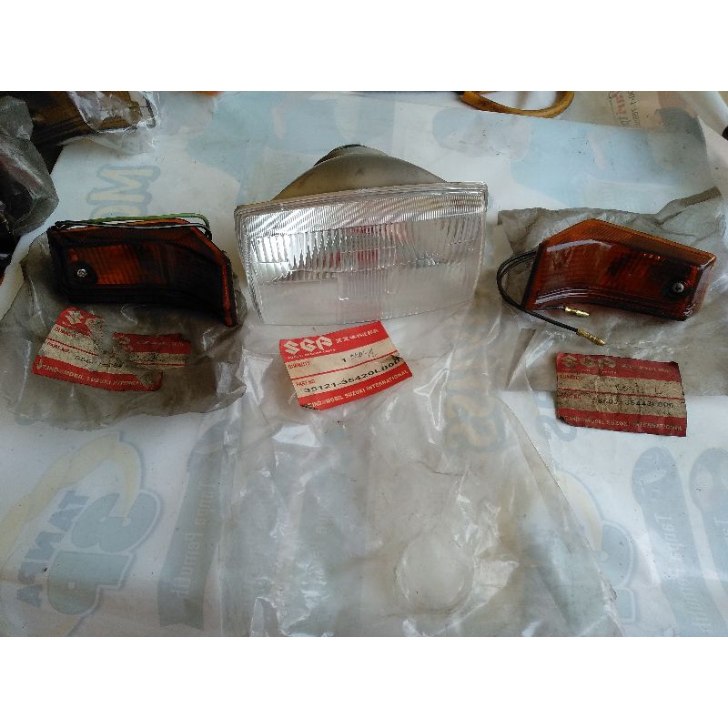 headlamp lampu depan set sen Suzuki RC100 Rc Original 35121 35601 35602 35420L000 35443L000