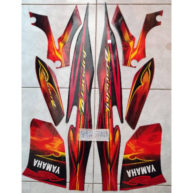 Striping jupiter z burhan merah hitam 2008 2009 ...,