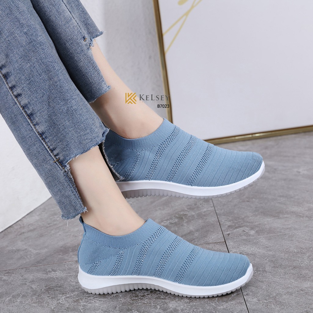 Kelsey Sepatu Flyknit Shoes Wanita Kelsey B7023