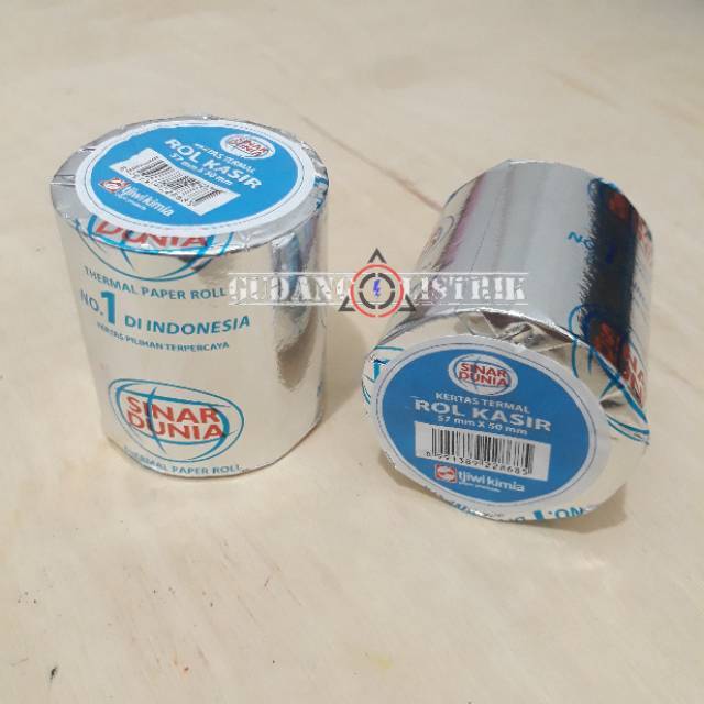 

Thermarol Kertas Thermal Struk Printer Bluetooth 57 x 50 mm SIDU