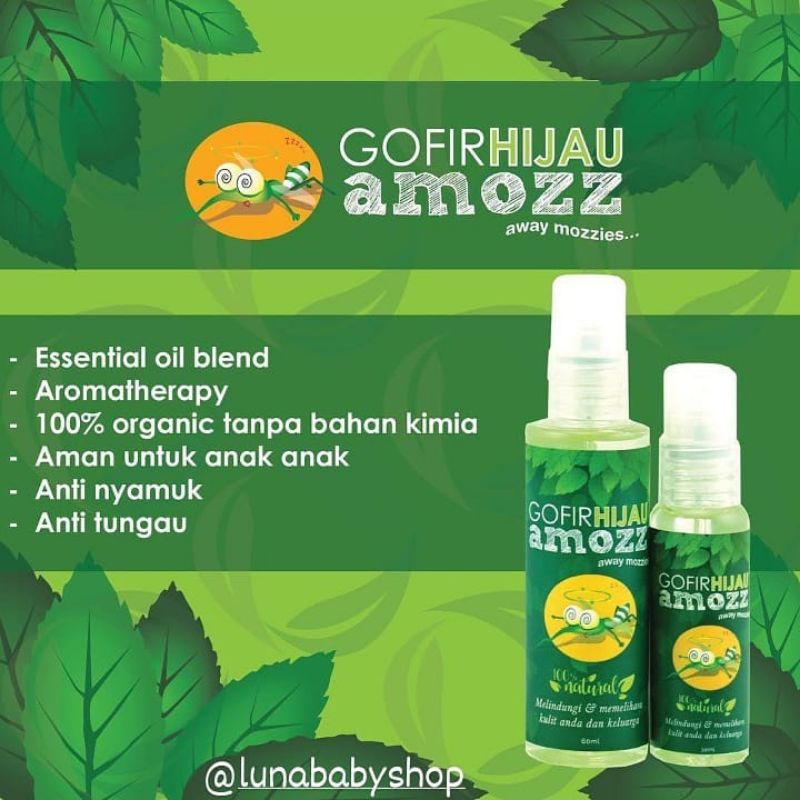 Gofor Hijau Amozz 60ml dan 30ml