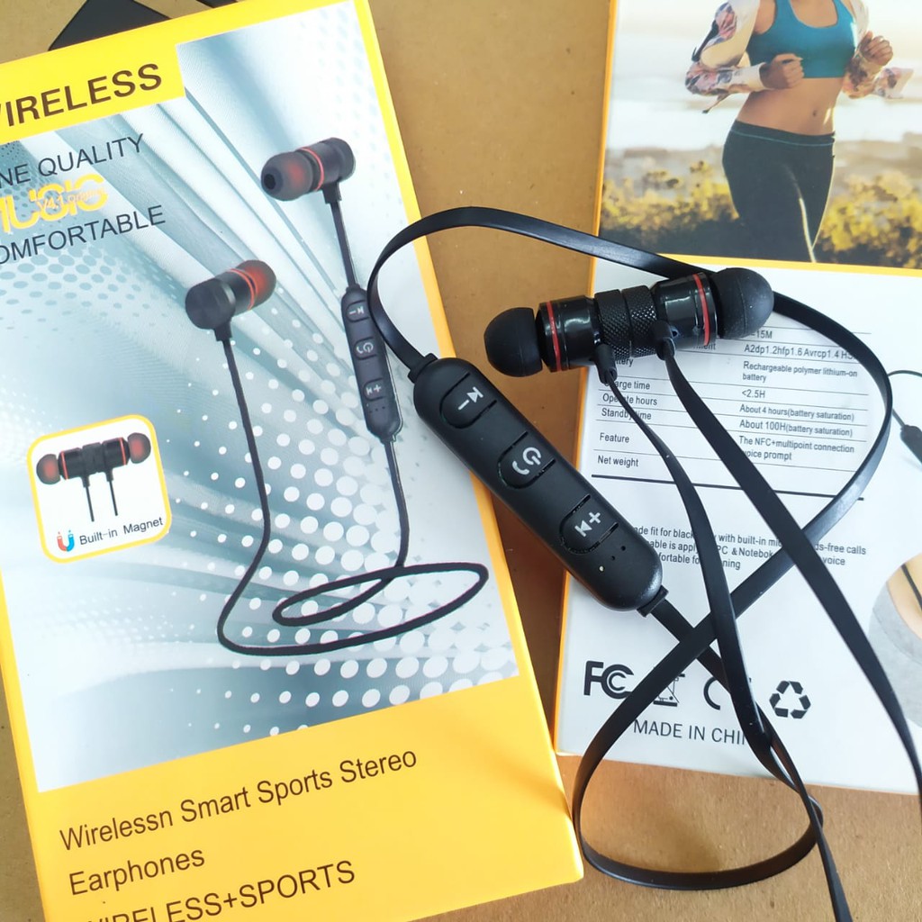 Headset Bluetooth S6 Sport Magnet Wireless Earphones jbl sport