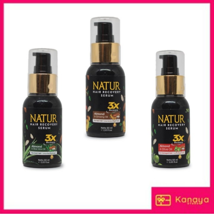 (BISA COD) Natur Hair Serum 60 Ml