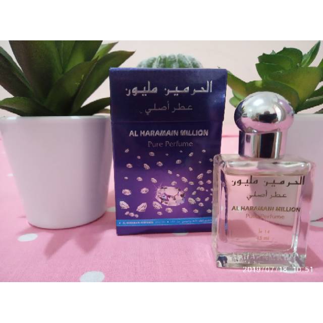 Parfum Al Haramain Million  non alkohol 15 ml