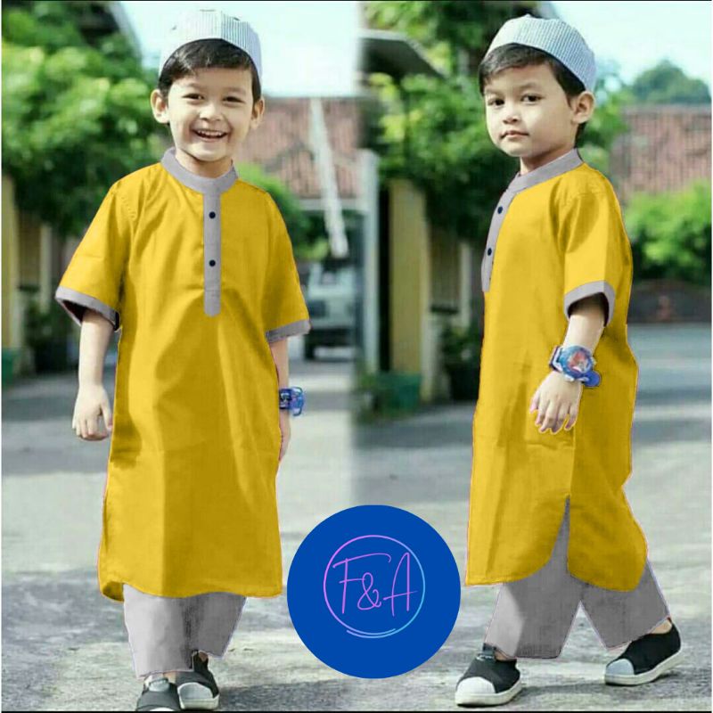 Baju Koko Anak Laki Laki Terbaru Model Pakistan (2-8 tahun) baju muslim anak laki-laki import bayi best Seller kekinian one set muslim grosir E9D3 setelan koko anak laki-laki tanggung cowok branded viral modern ngaji baju lebaran terbaru 2023 balita bisa