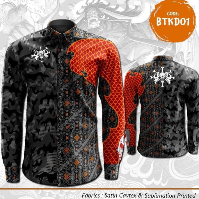 KEMEJA BATIK KAIDO Yonkou One Piece by Artlantis