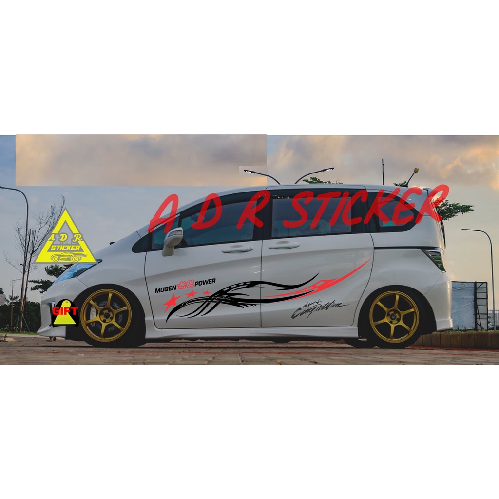 STICKER STIKER MOBIL HONDA FREED STRIPING STICKER MOBIL FREED
