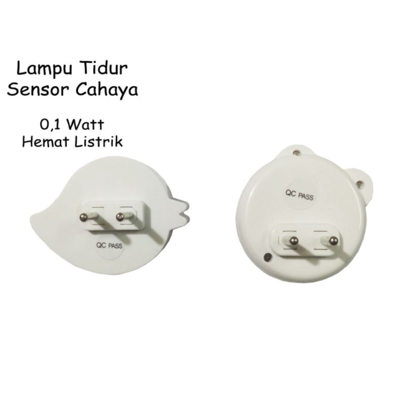 Lampu Tidur Malam Otomatis Sensor Cahaya Panda Burung Bird Sleep Mini Lamp Mini Night Light