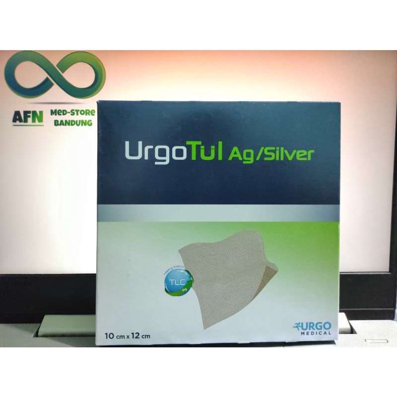 Urgotul Ag Silver Dressing Kasa Primer Steril Antibiotik Luka Bakar Diabetes Infeksi Operasi Traumat