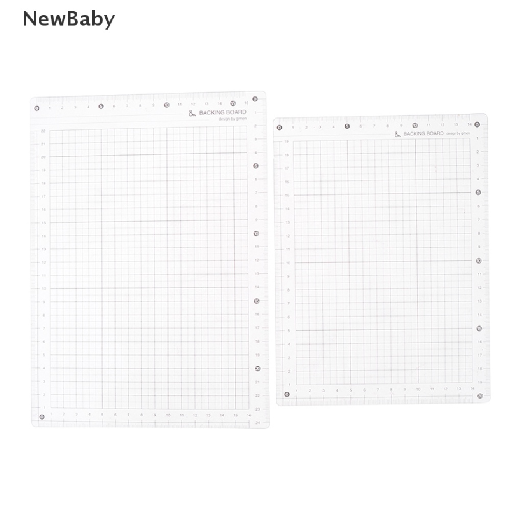 NewBaby A4 B5 A5 PVC Students Writing Desk Pad Transparent Ruler Board Measuring Supplie ID