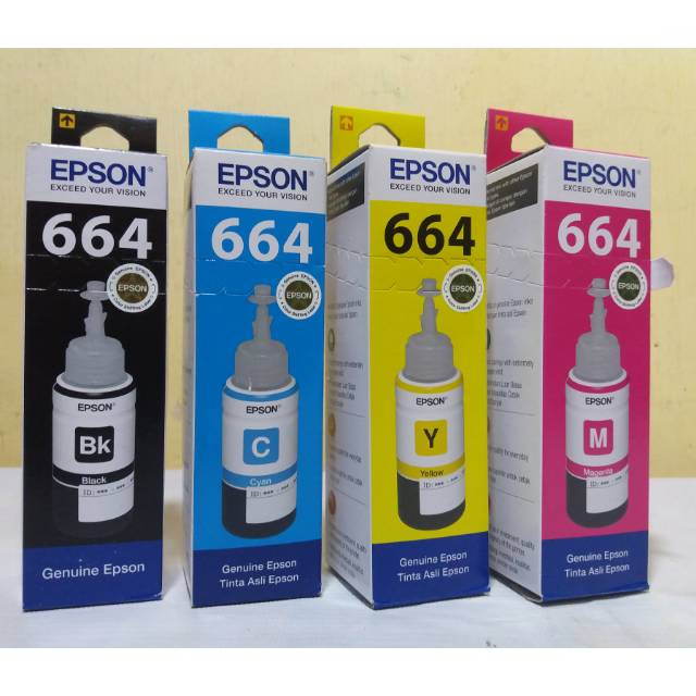 Tinta Printer Epson Original T6641 Black, Tinta Epson 664 Black Original