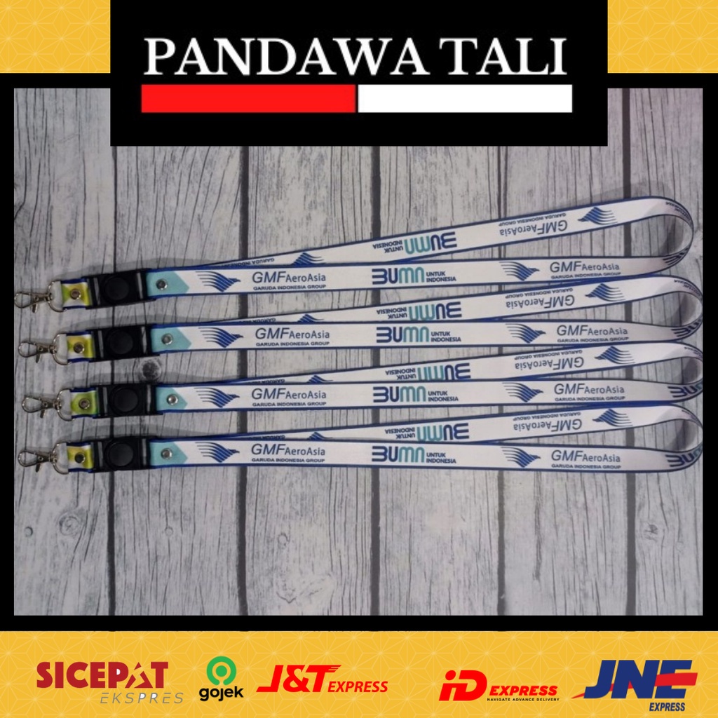 

Lanyard BUMN Garuda Indonesia GMF Aeroasia / Lanyard Garuda Indonesia