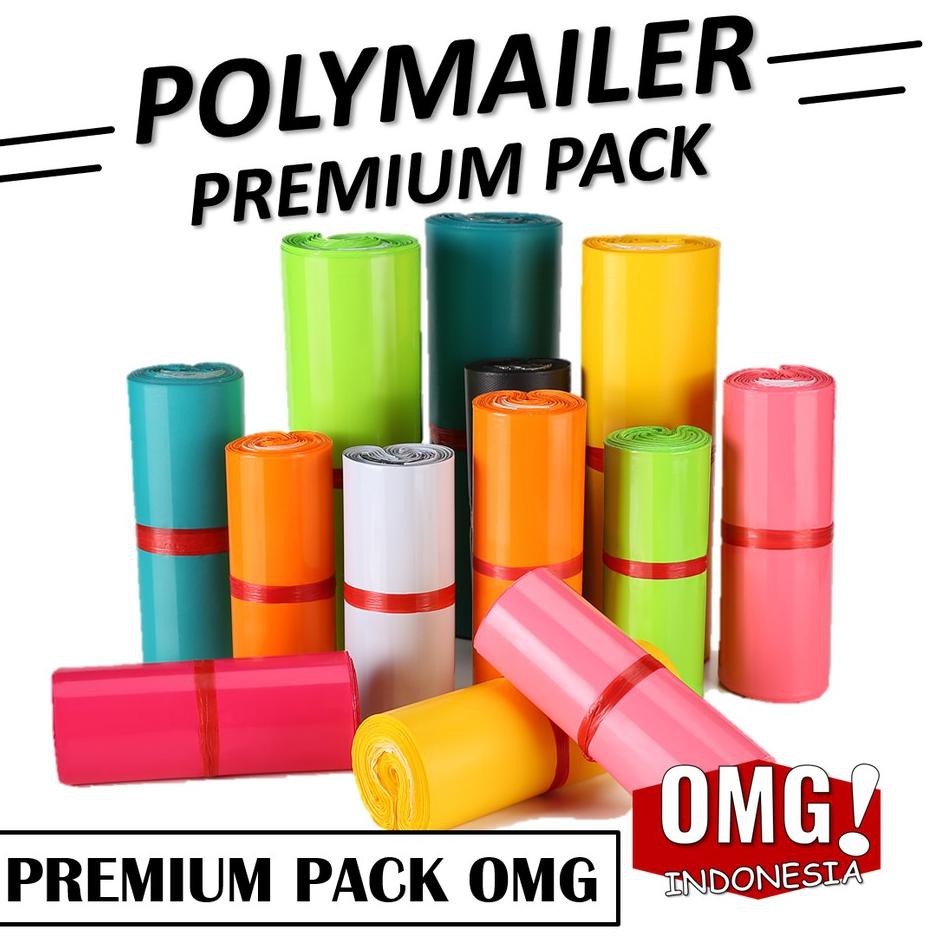 

REAL PICT ! PLASTIK POLYMAILER PREMIUM TEBAL WARNA LENGKAP LEM Kantong Amplop Packing Online Shop TE