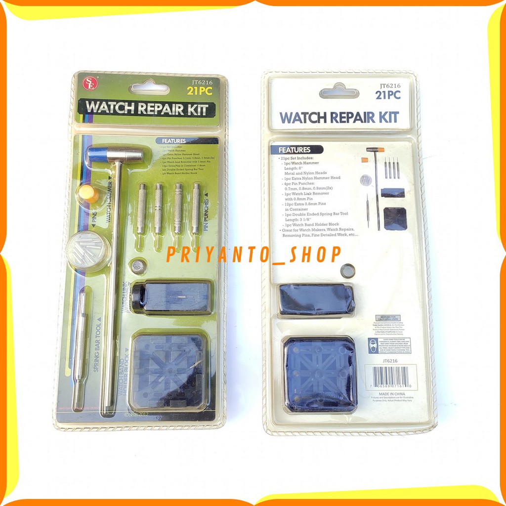 Watch Repair Kit Alat Reparasi jam tangan Pemotong Rantai jam T21 Alat Servis Jam Tangan